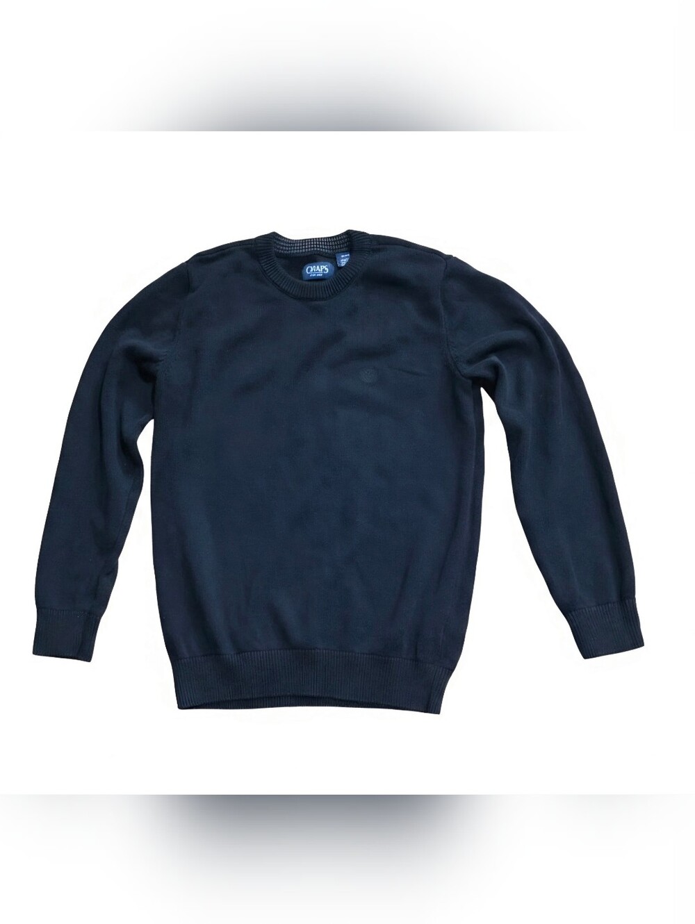 Chaps Men’s Crewneck Sweater in Black